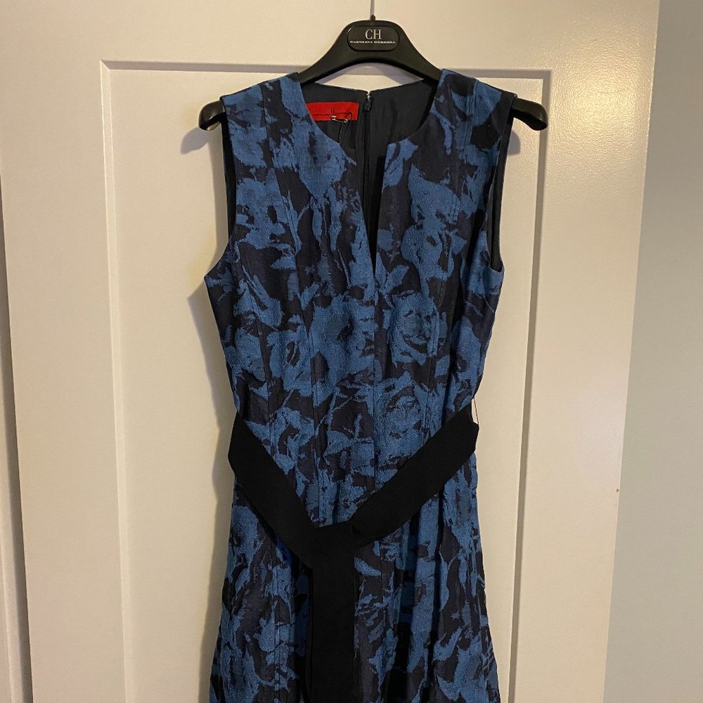 NWT Carolina Herrera A-Line Brocade Dress